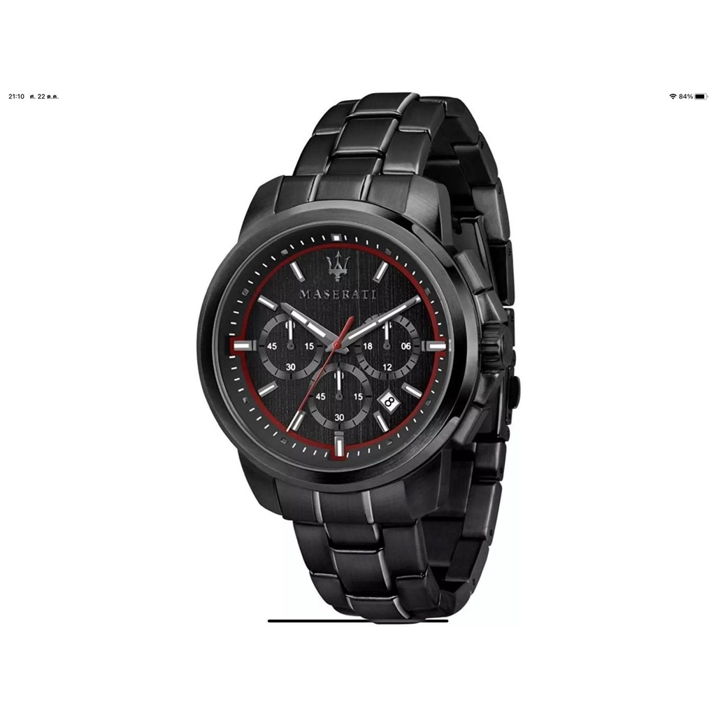 นาฬิกา MASERATI MEN'S R8873621014 SUCCESSO QUARTZ CHRONOGRAPH พร้อมกล่อง (ใหม่)