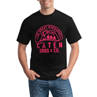 เสื้อยืดลําลอง พิมพ์ลาย Dsq Caten Bros &amp; Co สําหรับผู้ชาย