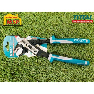 Total โททอล คีมคอม้า 10" งานหนัก THT281006 คีมคอเลื่อน คีมผูกลวด  ( Water Pump Plier )