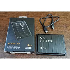 มือสองประกัน 2 ปี WD HDD Ext 5TB P10 Game Drive for PS4/Xbox/Windows/MacOS Speed up to 140 MB/s USB 