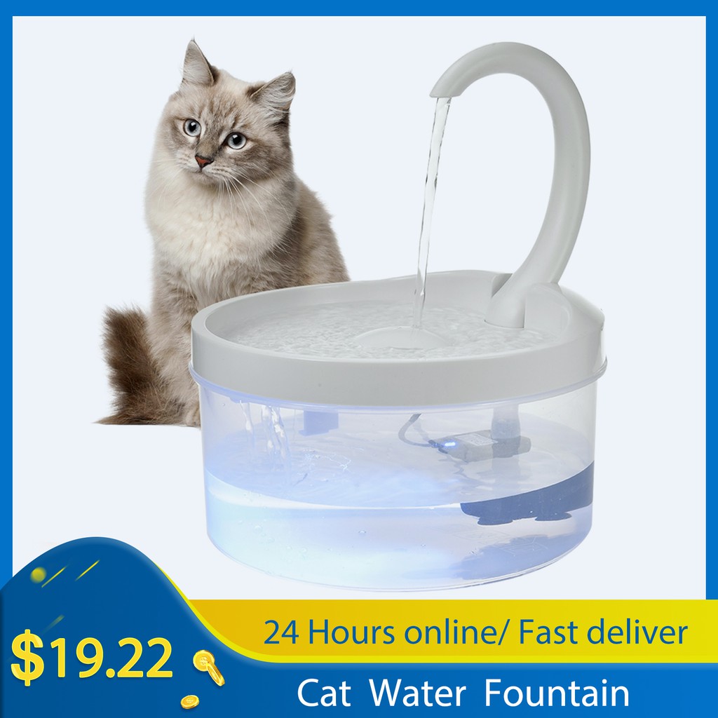 ✷Automatic Pet Drinking Feeder Cat Water Fountain Cat Water Dispenser Dog Water Drinker With LED Light For Dogs Cats