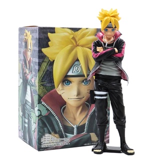 FIGMA โมเดลฟิกเกอร์ PVC รูปปั้นอนิเมะนารูโตะ BORUTO-Naruto Version Uzumaki Naruto ขนาด 22 ซม. ของเล่นสะสม ของขวัญ