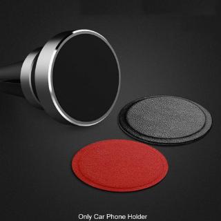 Universal Wear Resistant PU Leather Car Phone Holder  Disk Metal Plate Stand Tablets Back Sticker