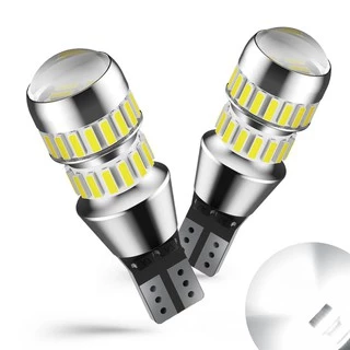 AUXITO 2PC หลอดไฟถอยหลัง LED T15 W16W แคนบัส ไม่มีข้อผิดพลาด OBC 921 912 สําหรับจอดรถยนต์