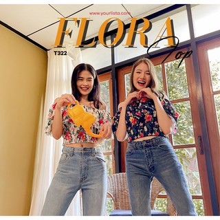 T322 Flora Top เสื้อลายดอก