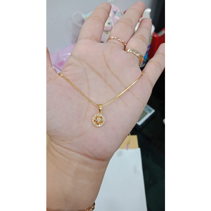 สร้อยคอ CASANDRA MP BLT PENDANT สําหรับผู้หญิง สีทอง เงินแท้ 925