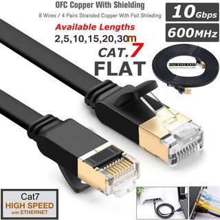 2m 5m 10m 15m 20m 30m Cat7 Ethernet Cable RJ 45 Network Cable UTP Lan Cable Cat 7