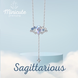 ส่งฟรี🔥Minicutejewelry 🌟สร้อยคอเงินแท้ 925  ราศีธนู Sagittarius ♐️ สร้อยคอผู้หญิง สร้อยเงิน จี้เงิน เครื่องประดับเงินแท้