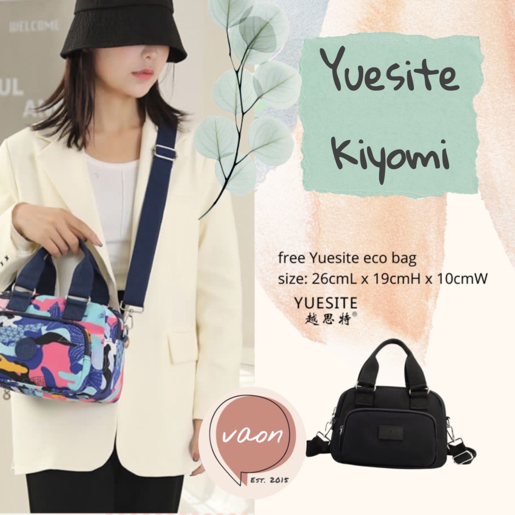 Yuesite Kiyomi กระเป๋าสะพายข้างสําหรับผู้หญิง