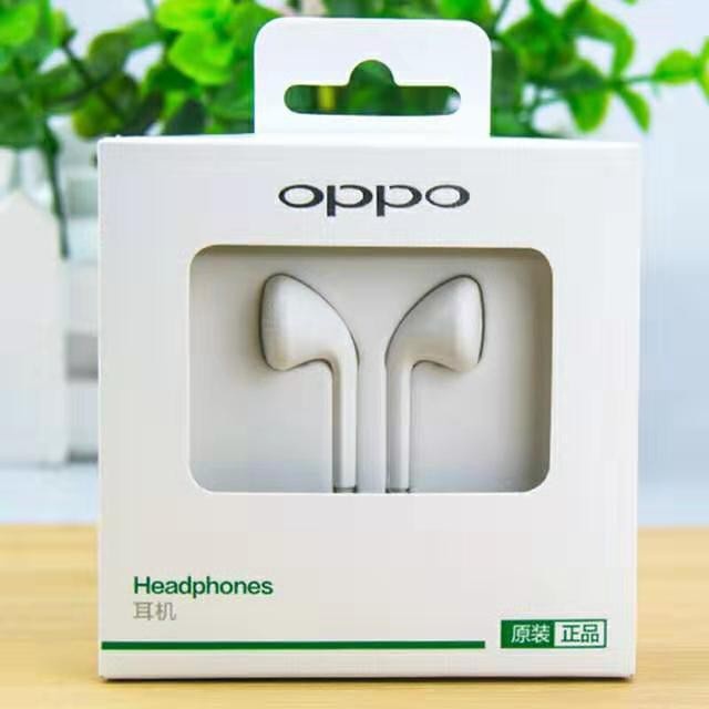 หูฟัง OPPO EARPHONEหูฟังคุณภาพสูง เบสหนักสามารถใช้ได้หลายรุ่น ของแท้100% รับประกัน 1 ปี