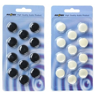 HieGi Eartips High Quality Foam Cushions for Earphones Earbuds (6 pairs) Earphone Tips Ear Pads