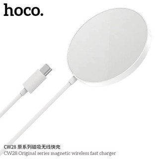 Hoco CW28 Wireless Fast Charge 15W ที่ชาร์จไร้สาย ระบบแม่เหล็ก ใช้สำหรับ iOS รุ่น 12 ขึ้นไป hc6