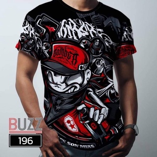 เสื้อยืดพิมพ์ลาย  แบรนBUZZ T-Shirt