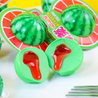 พรีออเดอร์🍉เยลลี่แตงโมมีไส้รสผลไม้ 🍉