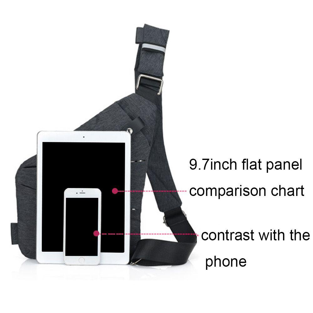 Uumir กระเป๋าสะพายไหล่จักรยานแบบพกพา Anti-theft Crossbody กันน้ํา