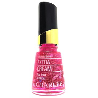 Charlee Nail Polish ยาทาเล็บชาลี 15 ml. สีกากเพชร (รูปดาว) เบอร์ 133