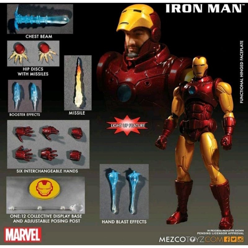 Mezco One : 12 Iron Man