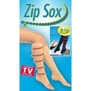 Zip sox ถุงเท้าซิปล็อกบำรุงต้นขา