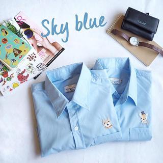 short sleeve shirt - เชิ้ตแขนสั้น blue