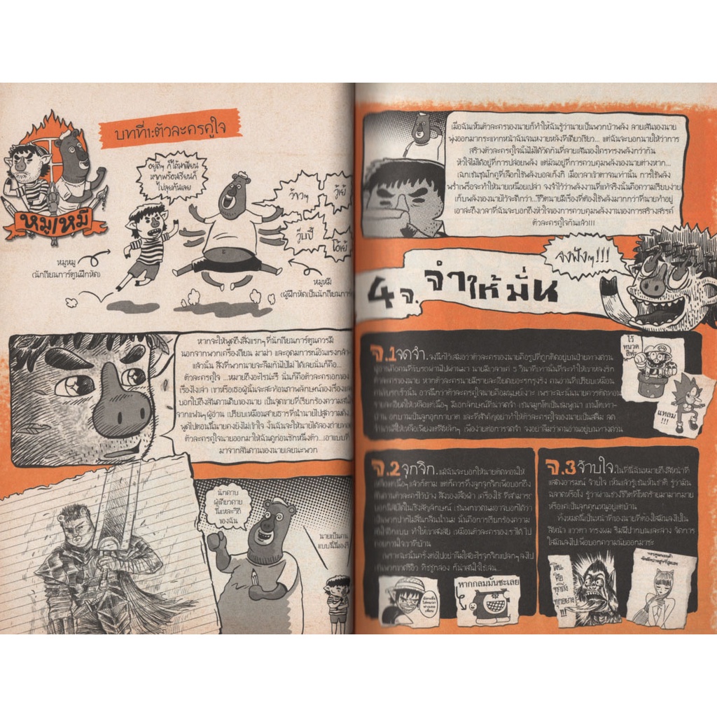 Learning Station - หนังสือหมูหมี สอนวาดการ์ตูน