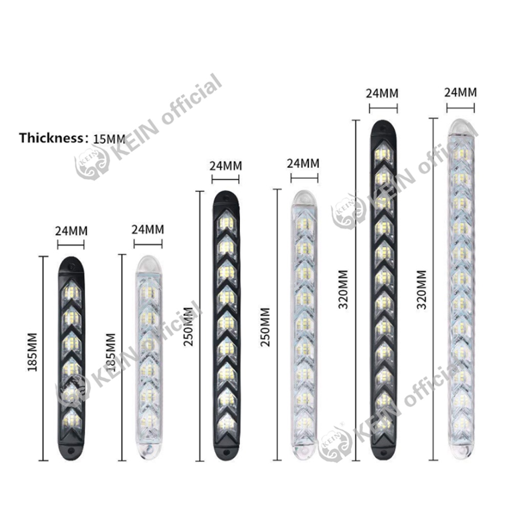 KEIN ไฟเลี้ยว Led สองสี กันนั้ำ สว่างมาก สำหรับรถจักรยานยนต์ 2 ชิ้น ไฟเดย์ไลท์พร้อมไฟเลี้ยววิ่ง ไฟเดย์ไลท์ led รถยนต์ ไฟเดย์ไลท์ led ราคา ถูกที่สุด ดีลบีเคเค แกลเลอรีภาพที่ 2