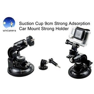 ราคาSuction Cup 9cm Strong Adsorption Car Mount for GoPro Acation Camera Hero SJCam ,YI