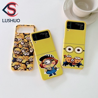 Lushuo เคสโทรศัพท์มือถือ ลายการ์ตูนน่ารัก สําหรับ Samsung Galaxy Z Flip 3 5G and Z Flip 4 Z Flip3 ZFlip3 ZFlip 3 ZFlip 4 Z Flip4