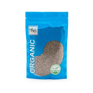 เมล็ดเจียออร์แกนิค 300 กรัม / Mr. &amp; Mrs. Organic Chia Seeds 300 g