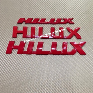 โลโก้ HILUX มี 3 รุ่น สีแดง ราคาต่อชิ้น