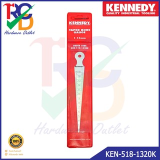 KENNEDY Taper Gauge เตเปอร์เกจ 1-15 mm. รุ่น KEN-518-1320K