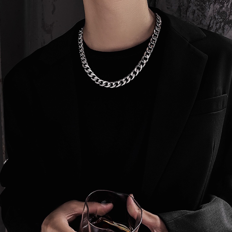 สร้อยคอโซ่สไตล์ฮิปฮอป Cuban สําหรับผู้ชายและผู้หญิง
 - รูปที่ 2