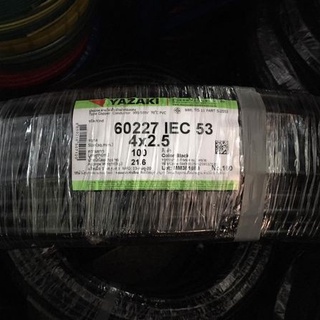 สายไฟ IEC53 4x2.5 sq.mm. (เดิม VCT) ยาซากิ YAZAKI 100 เมตร