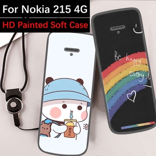 เคสซิลิโคน ลายการ์ตูนอนิเมะ สําหรับ Nokia 215 4G Nokia TA-1278 Nokia 215 Capas 215 Fundas