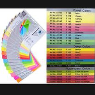 กระดาษการ์ดสี 160แกรม 10แผ่น Spectra