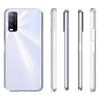 Ready เคสโทรศัพท์ VIVO Y20 Thin Transparent Case TPU Softcase Clear Cover For VIVO Y20 2020 New Handphone Casing