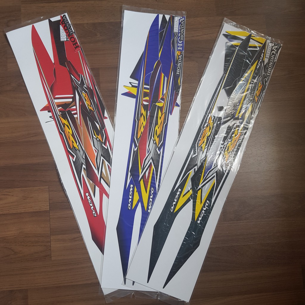 ชุดสติ๊กเกอร์เต็ม 3 ชั้น สําหรับ HONDA WAVE RSX 100 PREMIUM GOODS