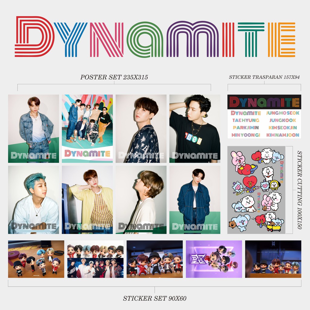 โปสเตอร์Kpop Bts Dynamite