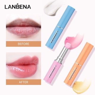 LANBENA ลิปบาล์ม ลิปมาส์กสารสกัดจากธรรมชาติบำรุงและให้ความชุ่มชื้นเป็นเวลานาน เนื้อเนียน