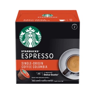 STARBUCKS BY NESCAFE DOLCE GUSTO STARBUCKS ESPRESSO COLUMBIA 12 แคปซูล 1 กล่อง