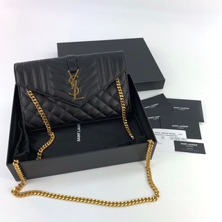 แท้💯New YSL Wallet on chain 9”