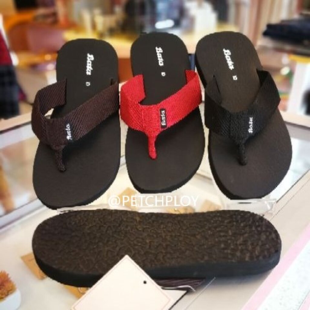 Bata รองเท้าแตะบาจาของแท้ แตะคีบสำหรับชายหญิง ทนทาน คุ้มค่าทุกวัน