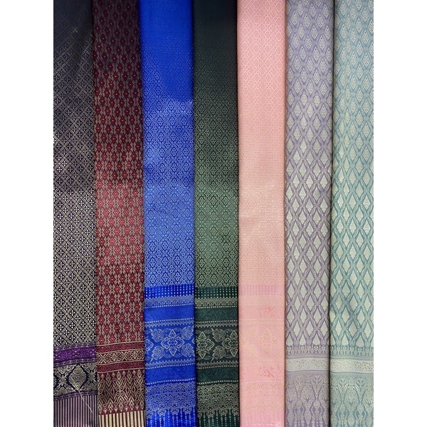 ผ้าทอลายไทย ราคาต่อ1ผืน