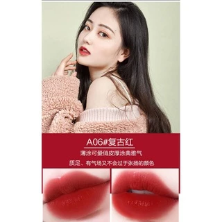 N043 ลิปสติก เนื้อแมตต์ สีสวย ติดทนนาน กันน้ำ