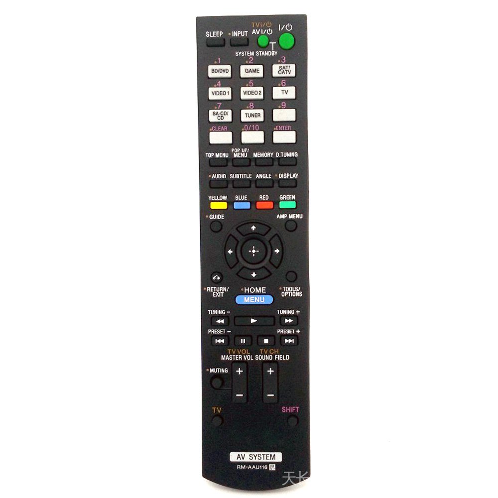 ใหม่คุณภาพสูง RM-AAU116 รีโมทคอนโทรลสําหรับ Sony AV ระบบ RM-AAU168 AAU113 AAU104 STR-KS380 STR-KS470