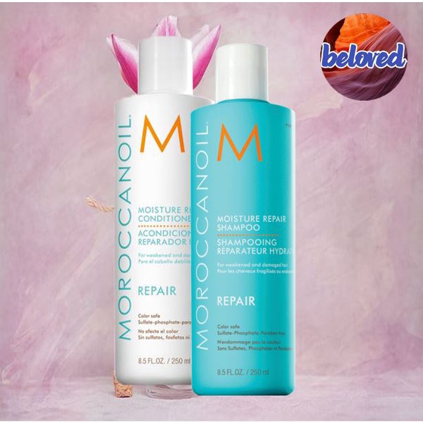 Moroccanoil Moisture Repair Shampoo/Conditioner แชมพู และครีมนวดผม สำหรับผมแห้งเสีย