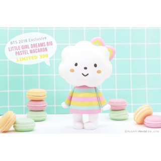 Fluffy House Little Girl Dreams Big Pastel Macaron