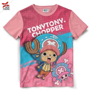 Dextreme เสื้อยืดวันพีซ T-shirt DOP-1356 One Piece ผ้าSub  ลาย ช็อปเปอร์ Chopper สีชมพู