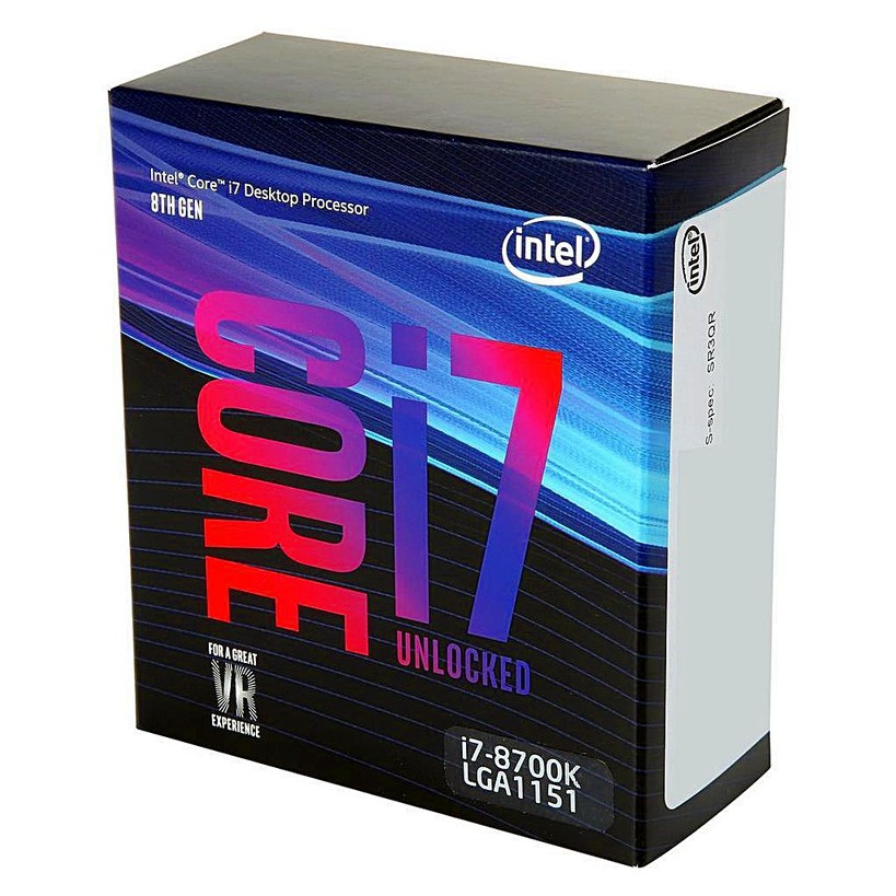 CPU (ซีพียู) INTEL 1151 CORE I7-8700K 3.7 GHz รับประกัน 3 ปี