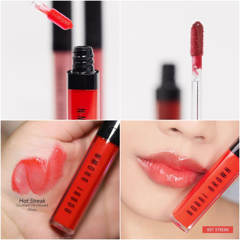 BOBBI BROWN : CRUSHED OIL-INFUSED GLOSS [Slow Jam & Rock&Red & other ...