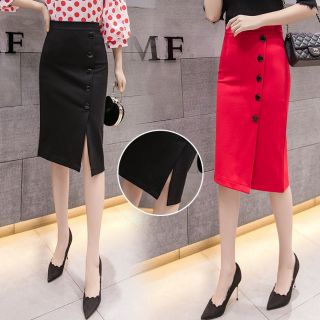 กระโปรงทำงาน​ กระโปรงยาวคลุมเข่า​​ (SS-3XL) พร้อมส่ง🛵